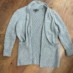 Gray Sweater Cardigan